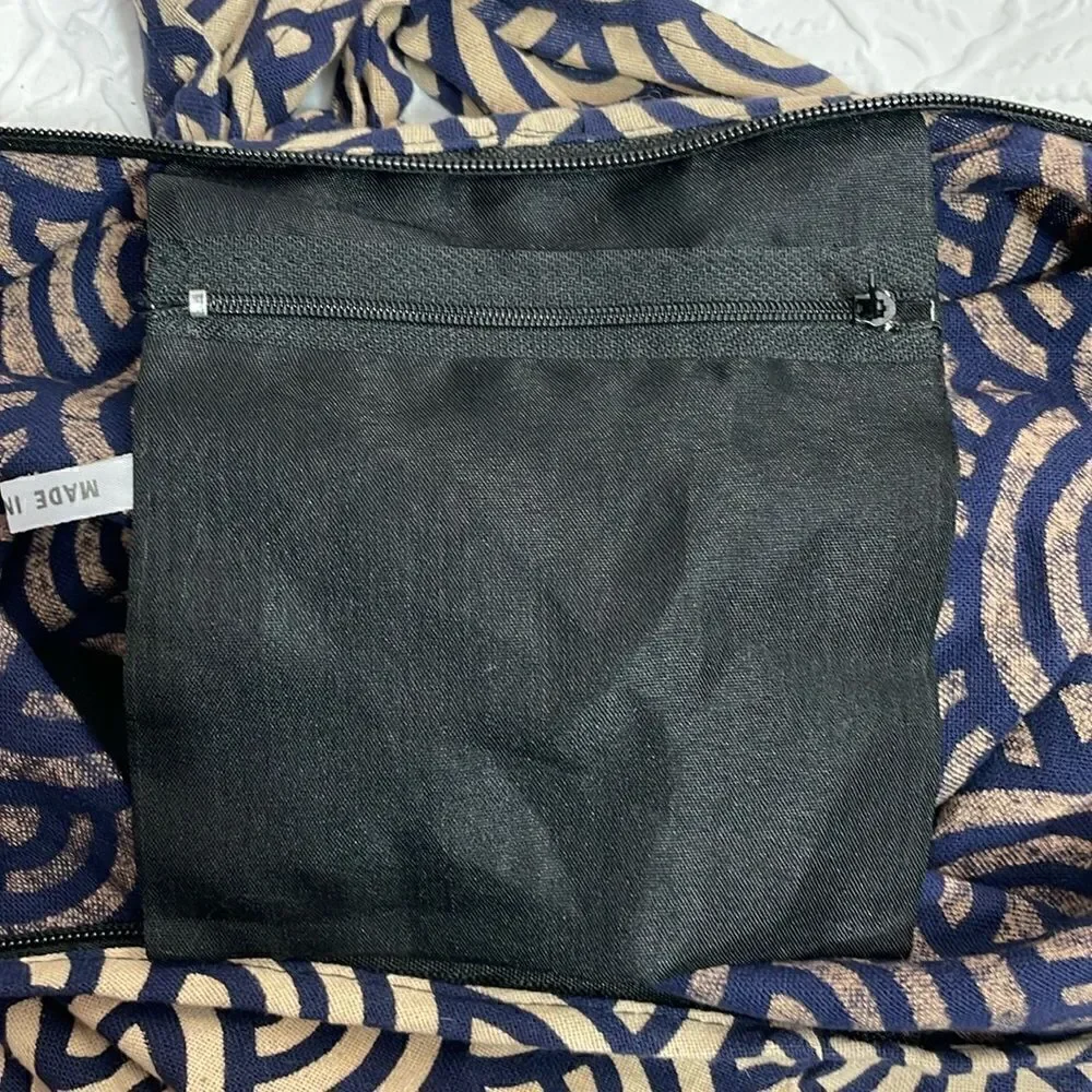 Boho Fabric Paisley Bag Large